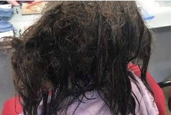 Officer's wife's hair burnt during hair treatment