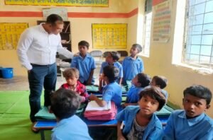 Collector inspected Swami Atmanand schools
