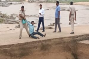 Policeman Beaten a Man