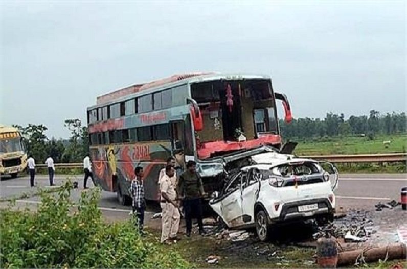 road accident in Jagdalpur