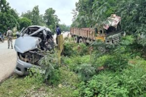 Road accident in Kondagaon