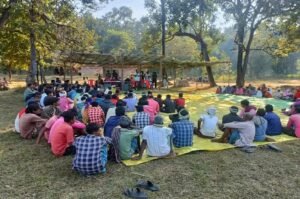 Tribal protests against BSF camp