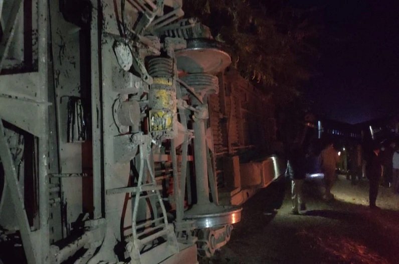 Suryanagari Express train derailed