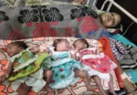 Woman gave birth to 3 daughters