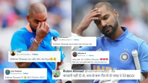 Shikhar Dhawan Missed Out in Asian Games