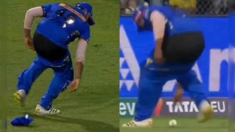 पैंट उतर जाए…लेकिन कैच नहीं छोडूंगा… कैच लेते वक्त उतर गई रोहित शर्मा की पैंट, सामने आया वीडियो