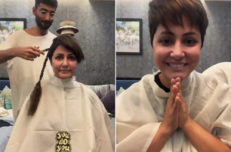 Hina Khan New Video: कीमोथेरेपी के बाद हिना खान ने कटाए लंबे-घने बाल, हंसते हंसते रोने लगी एक्ट्रेस, देखें वीडियो